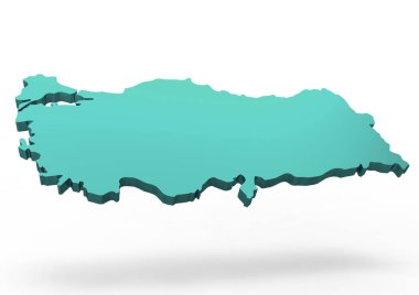 Türkiye'de harita izole