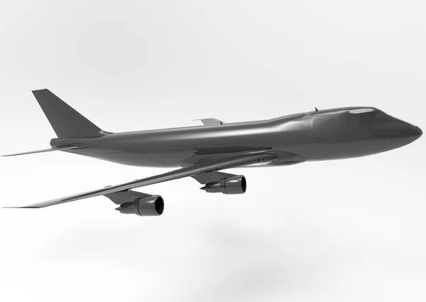 3D καθιστούν αεροπλάνο — Φωτογραφία Αρχείου