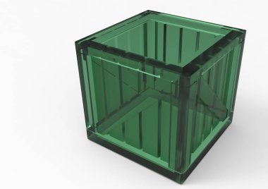 Çerçeve ahşap kutu 3d