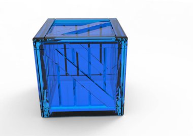 Çerçeve ahşap kutu 3d