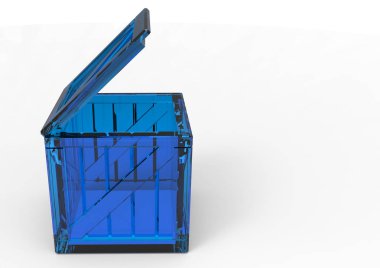 Çerçeve ahşap kutu 3d