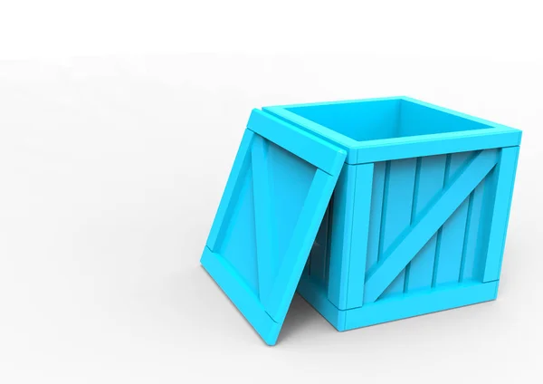 Fa keret 3d doboz — Stock Fotó