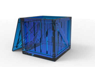 Çerçeve ahşap kutu 3d