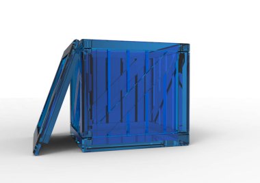 Çerçeve ahşap kutu 3d