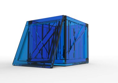 Çerçeve ahşap kutu 3d