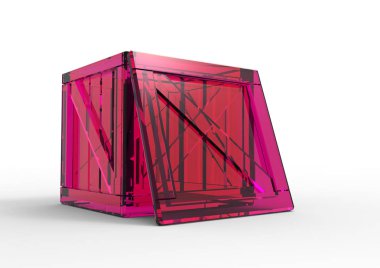 Çerçeve ahşap kutu 3d