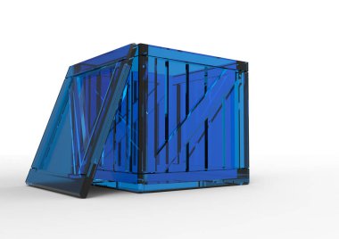 Çerçeve ahşap kutu 3d