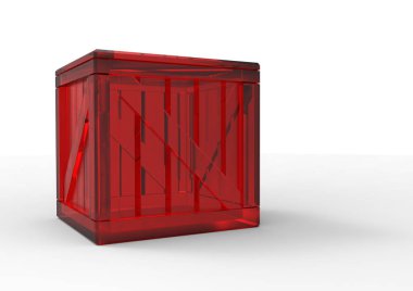 Çerçeve ahşap kutu 3d