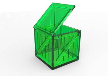 Çerçeve ahşap kutu 3d