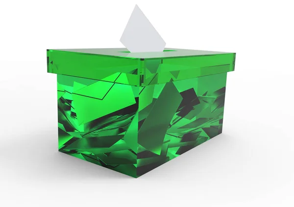 A szavazólapon doboz — Stock Fotó