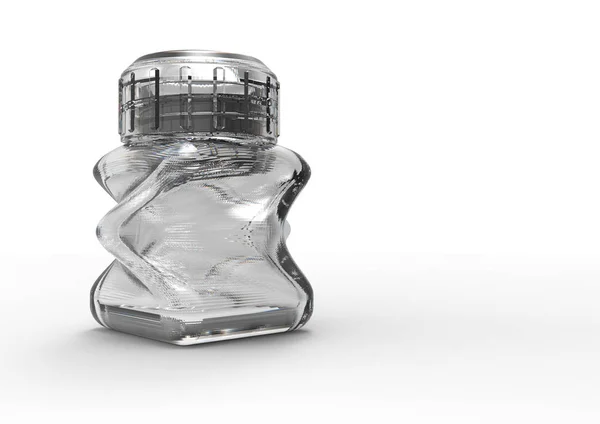 Crushed jar package — Stock Photo, Image