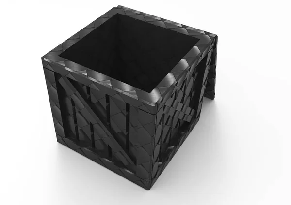 Frame Wooden Box 3D Royalty Free Stock Photos