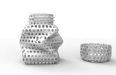 Ezilmiş kavanoz paketi 