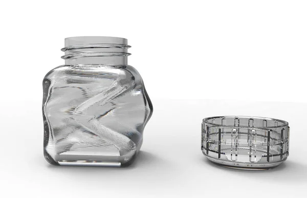 压碎的 jar 包 — 图库照片