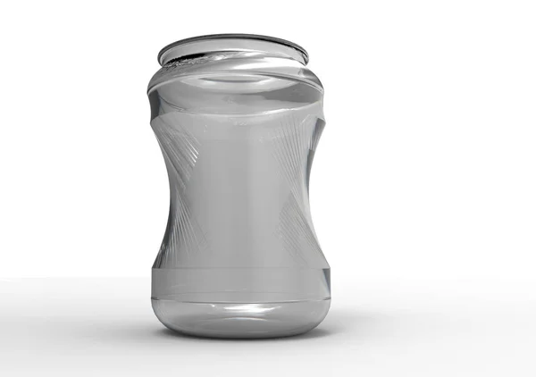 Glas Verpackung 3d — Stockfoto