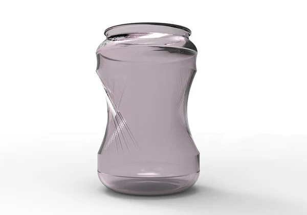 Glas Verpackung 3d — Stockfoto