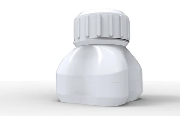 Botella pequeña 3D —  Fotos de Stock