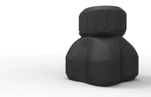 Botella pequeña 3D —  Fotos de Stock