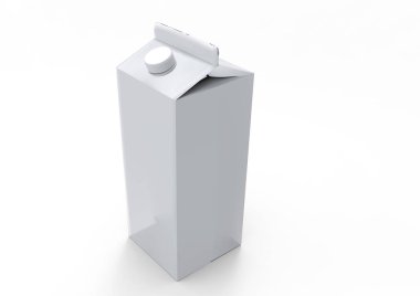 Süt kutusu 3d  