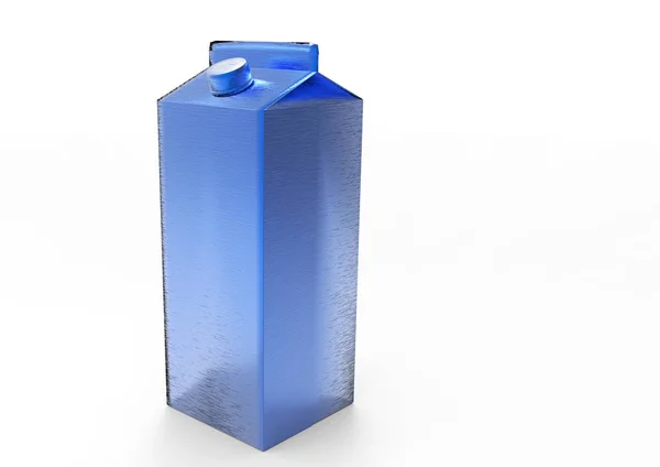 Scatola del latte 3D — Foto Stock