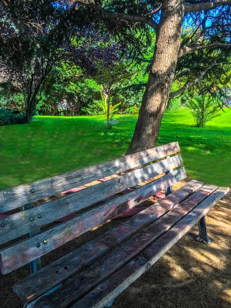 Panchina e seduta — Foto Stock