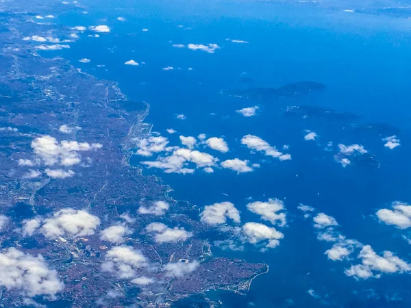 Wolken vliegen schieten — Stockfoto