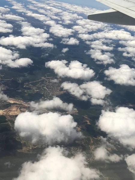 Wolken fliegen schießend — Stockfoto