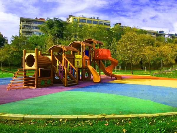 Children's park and toys — Stock Photo, Image