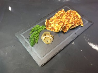 pan de pita con carne