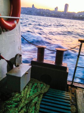 Gemi ve deniz arka plan