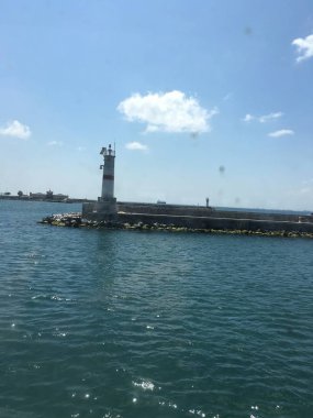 Gemi ve deniz arka plan