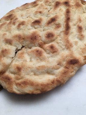 Pide veya susam ekmek arka plan 