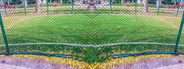 Carpet field, football — Stock Photo, Image