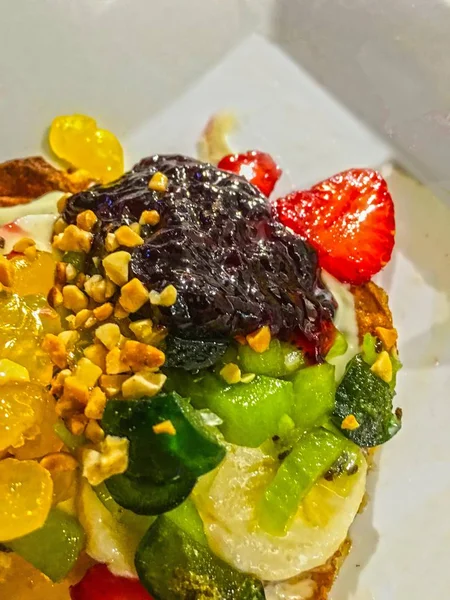 Gözleme tatlı arka plan birimi