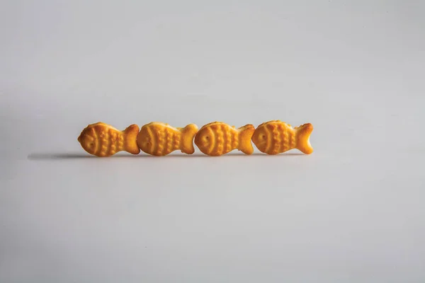 Fish-shaped biscuit — Stock Photo, Image