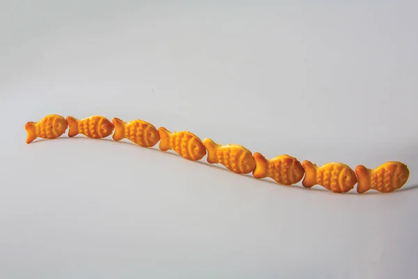 Fish-shaped biscuit — Stock Photo, Image