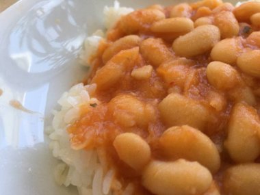  pirinç, fasulye Türkçe 