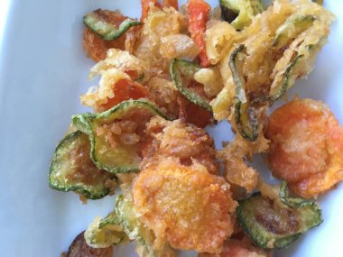 Kabak kızartması izole