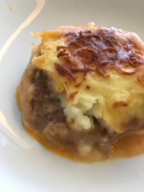 Köfte ve sebze izole etmek