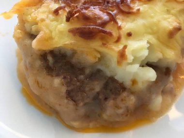 Köfte ve sebze izole etmek