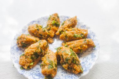 Mercimek topları arka plan ünitesi izole