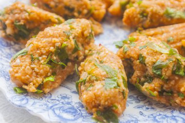 Mercimek topları arka plan ünitesi izole