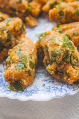 Mercimek topları arka plan ünitesi izole