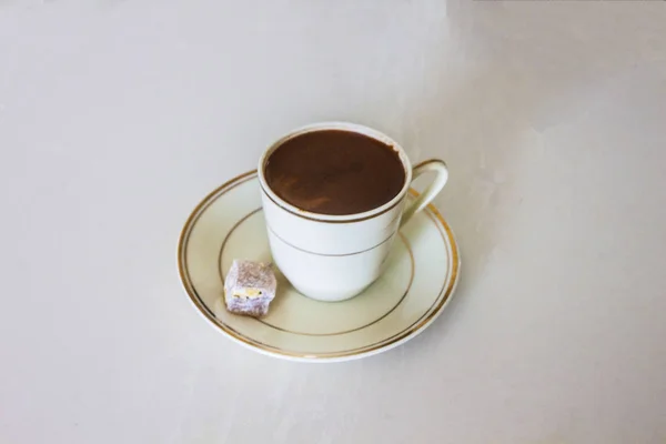 तुर्की कॉफी और खुशी — स्टॉक फ़ोटो, इमेज