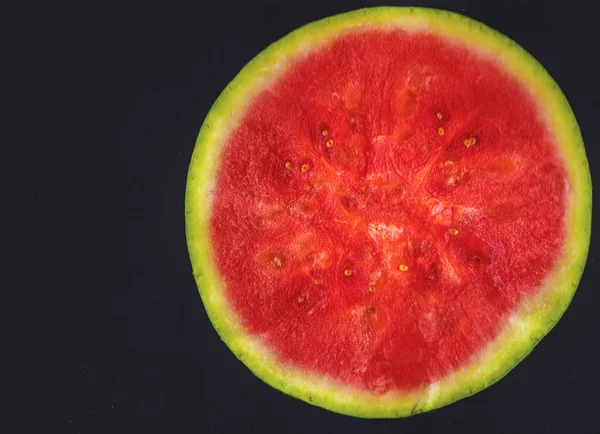 Wassermelone Einheit isolieren — Stockfoto