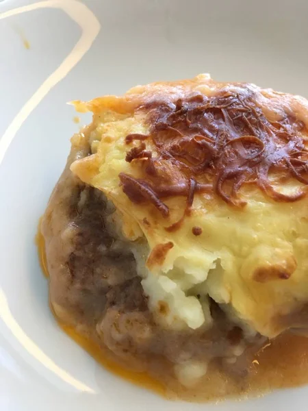 Köttbullar Och Grönsaker Isolera — Stockfoto