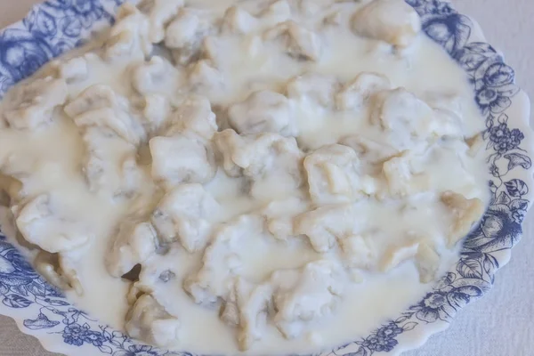 Türkische Ravioli isolieren — Stockfoto