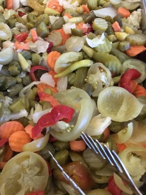 Turşu arka plan ünitesi izole