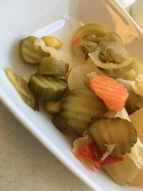 Turşu arka plan ünitesi izole