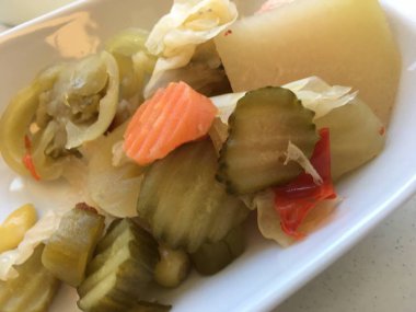 Turşu arka plan ünitesi izole